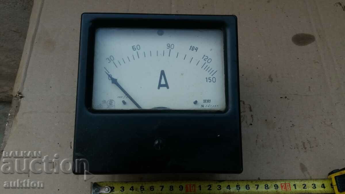 Ammeter - Soc Bakelite with price 12.99 BGN | € 6.64 Ammeter - Soc Bakelite with price 12.99 BGN | € 6.64