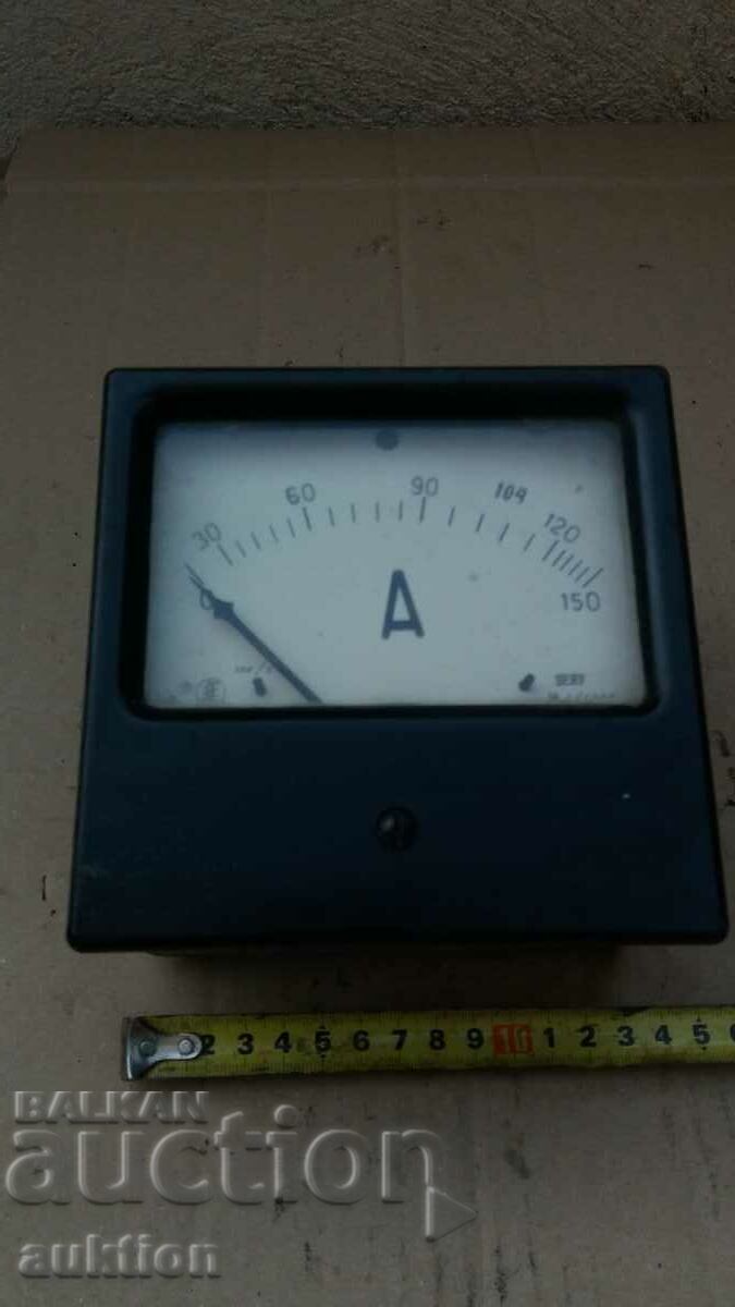 Auction Ammeter - Soc Bakelite Auction Ammeter - Soc Bakelite
