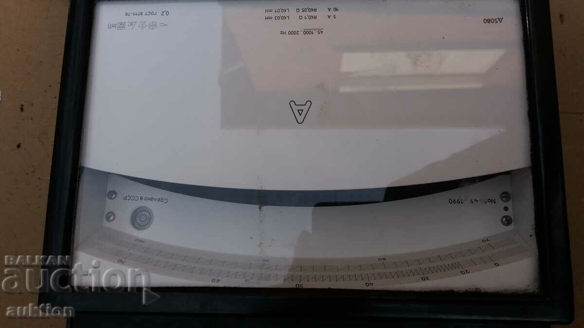 Παράδοση τεράστιο κοινωνικό αμπερόμετρο - βακελίτης