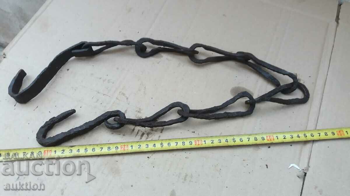 FORGED RENAISSANCE CHAIN FOR FIREPLACE - VERUGA - 6 FORGED RENAISSANCE CHAIN FOR FIREPLACE - VERUGA - 6