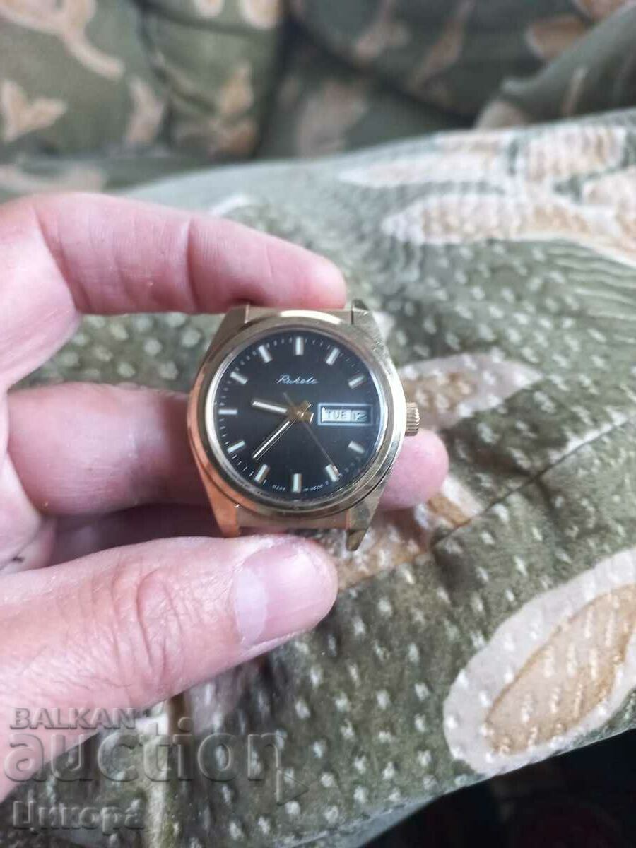 ПОЗЛАТЕН МЪЖКИ РЪЧЕН ЧАСОВНИК РАКЕТА RAKETA