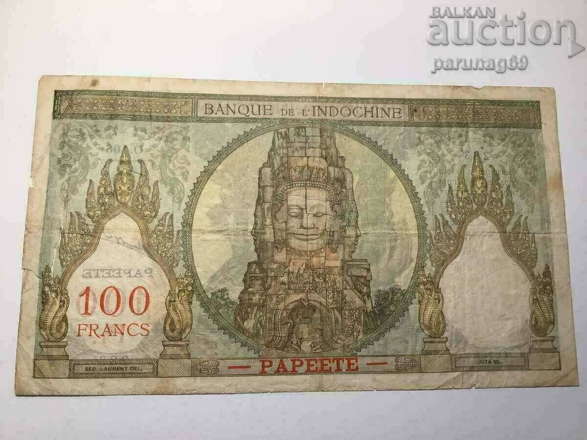 Tahiti 100 francs 1939 (p 14d) with price 78.00 BGN | € 39.88 Tahiti 100 francs 1939 (p 14d) with price 78.00 BGN | € 39.88