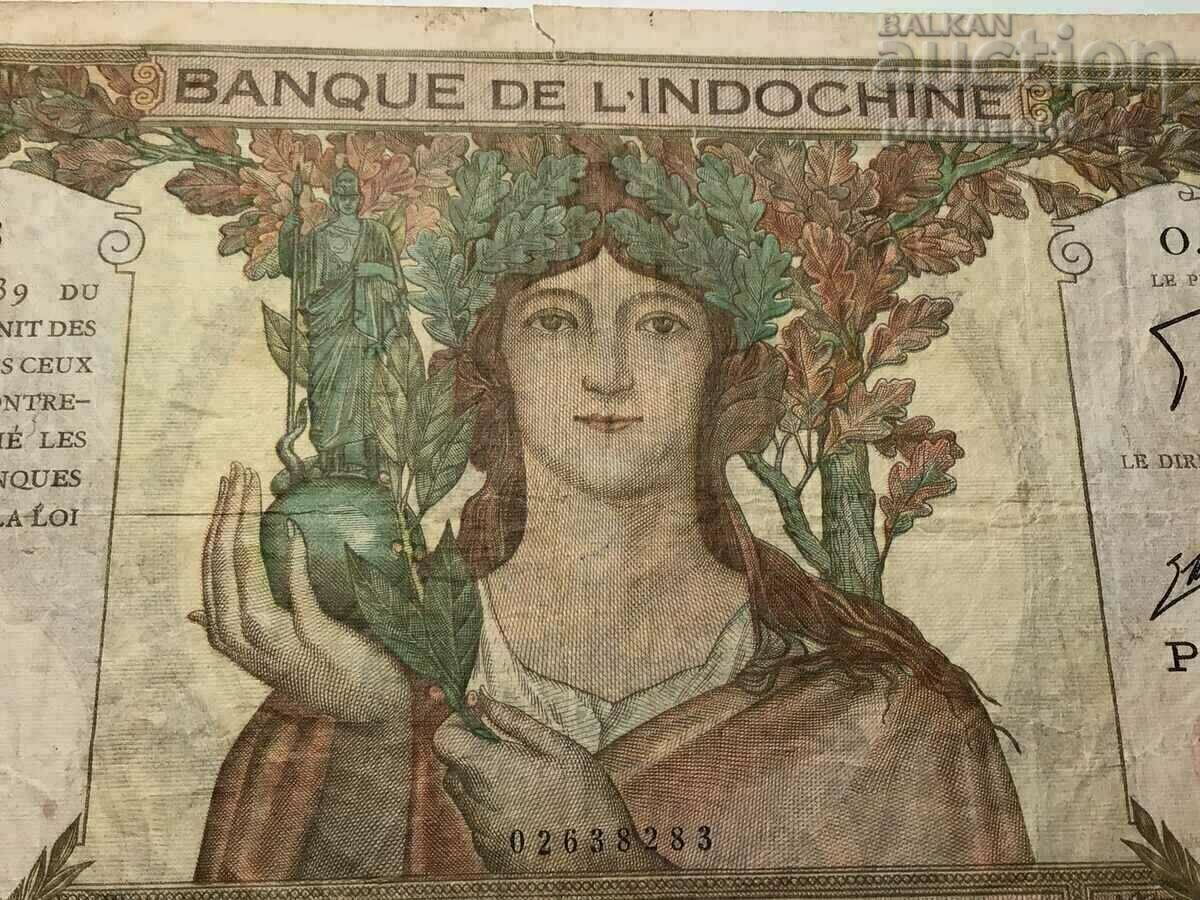 Tahiti 100 francs 1939 (p 14d) - 6 Tahiti 100 francs 1939 (p 14d) - 6