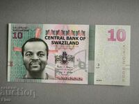 Банкнота - Свазиленд - 10 емалангени UNC | 2022г.