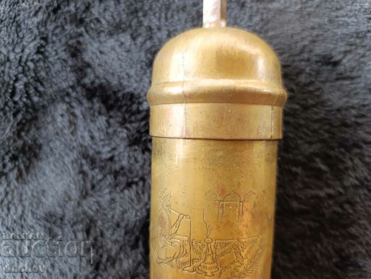 Old Ottoman bronze Gravrana coffee grinder - 7 Old Ottoman bronze Gravrana coffee grinder - 7