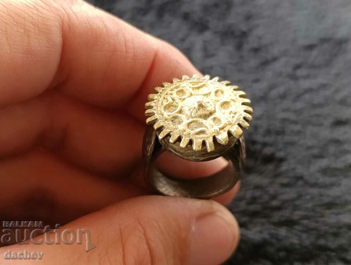 Rare Antique Collectible Bolyar Ring Sachan Costume