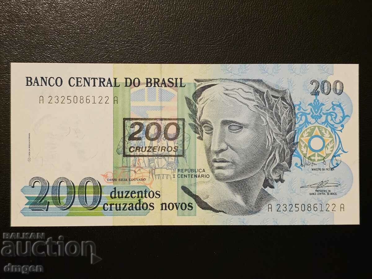 200 крузейро Бразилия UNC