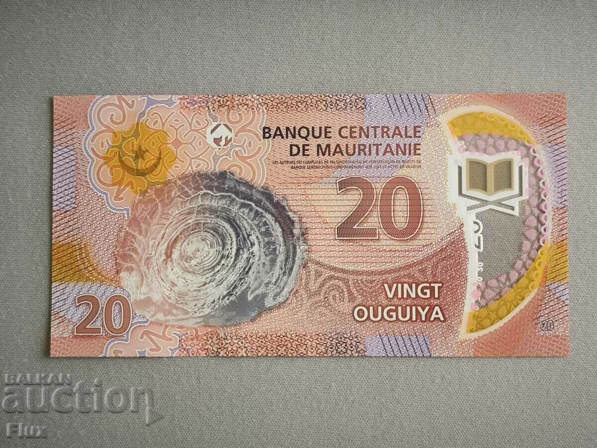 Bancnota - Mauritania - 20 Oguya UNC | 2020