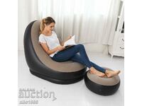 Portable inflatable chair and stool