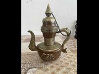 Antique Vintage Asian Tibetan Copper Teapot