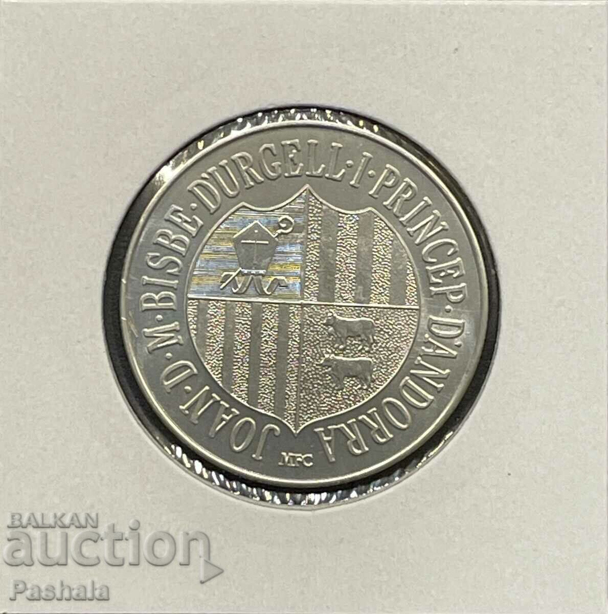 Andorra 10 dinars 1986 Silver. with price 45.00 BGN | € 23.01 Andorra 10 dinars 1986 Silver. with price 45.00 BGN | € 23.01