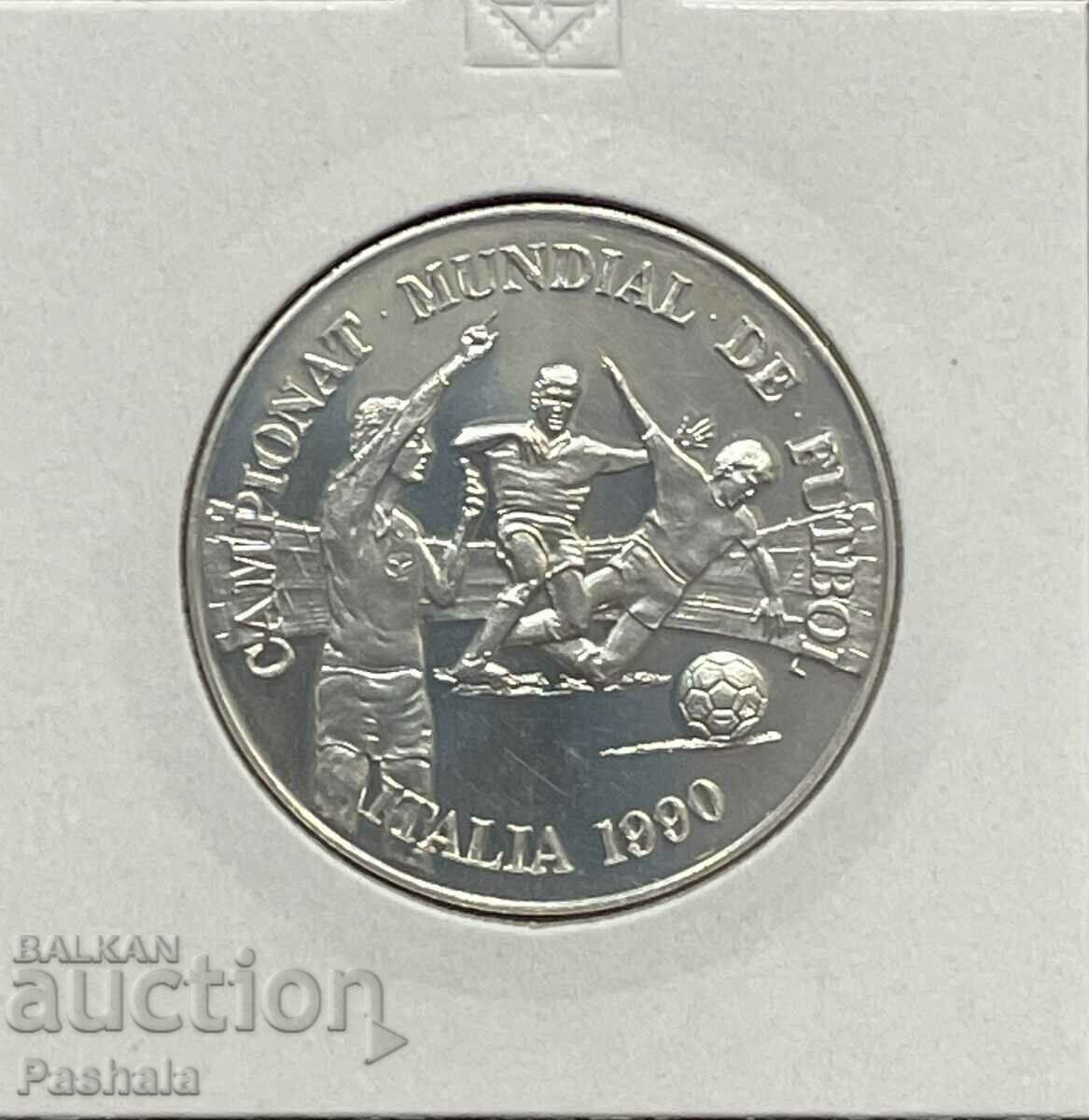 Andorra 10 dinari 1989. Argint.