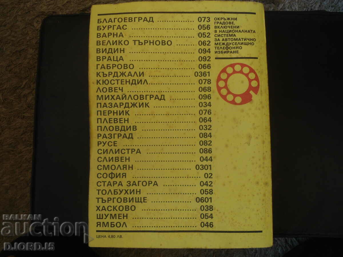 National telephone directory, Home telephones, SOFIA - 6