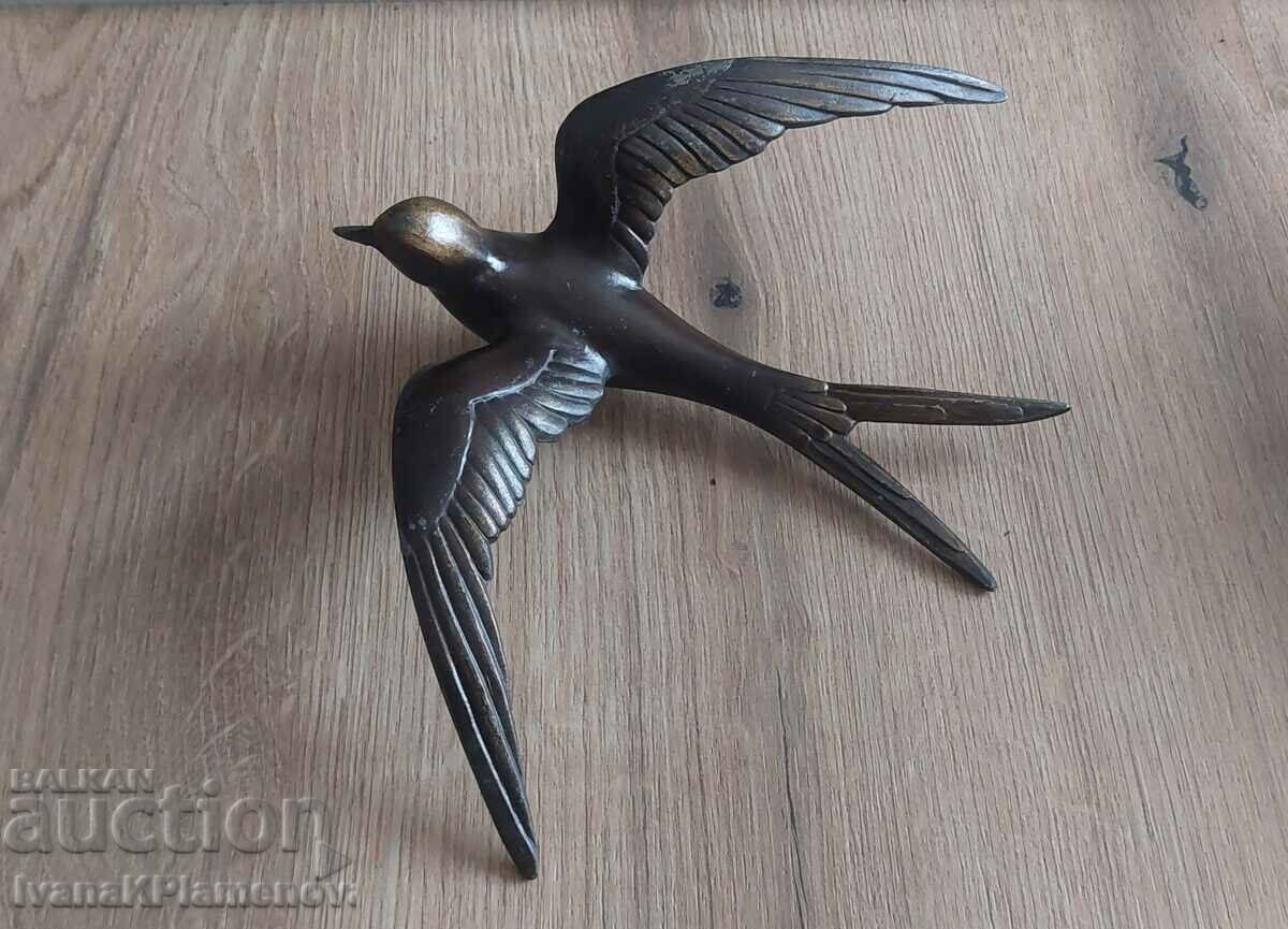 Metal bird figure for collectors