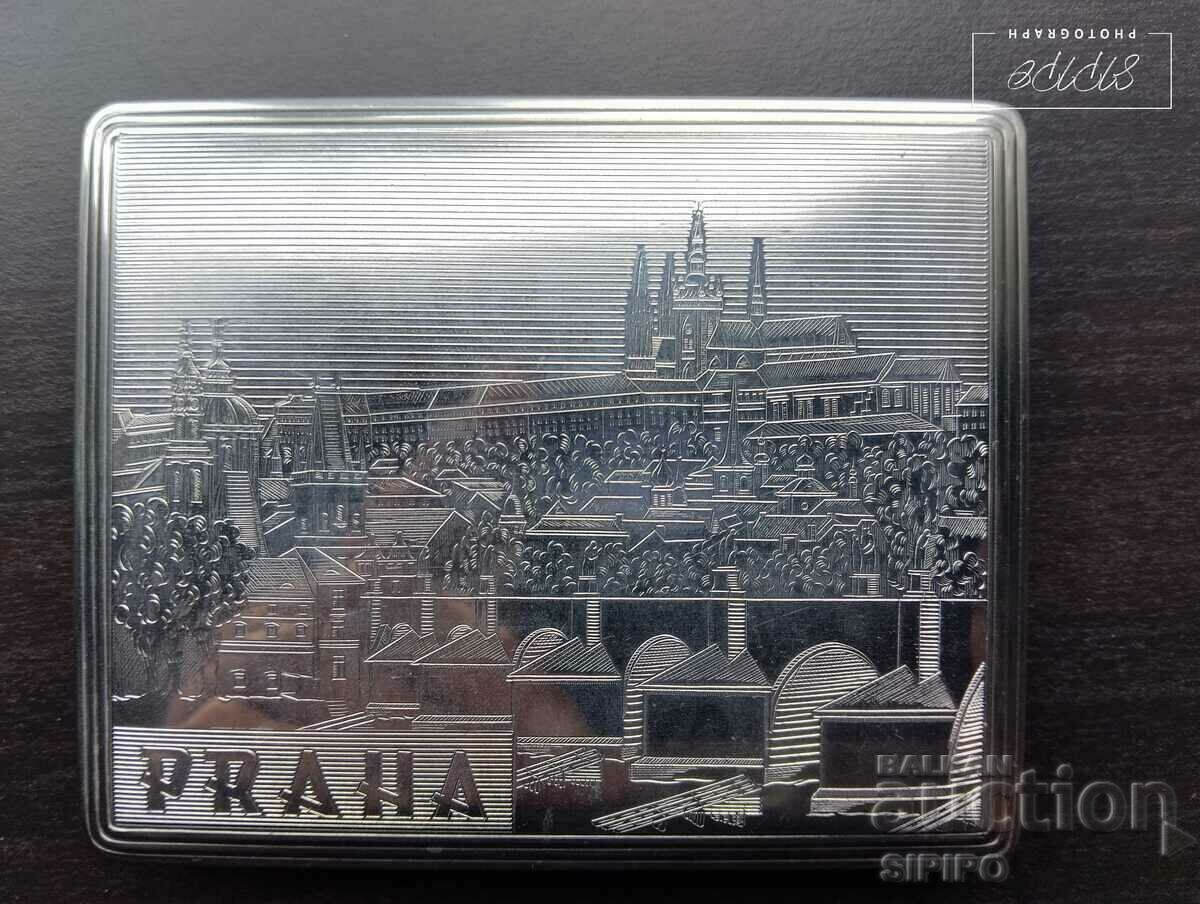 Табакера "PRAHA" от 60-те год, Рядка. Отлично състояние