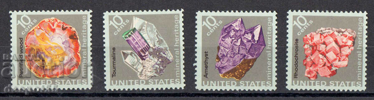 1974. USA. Minerals.