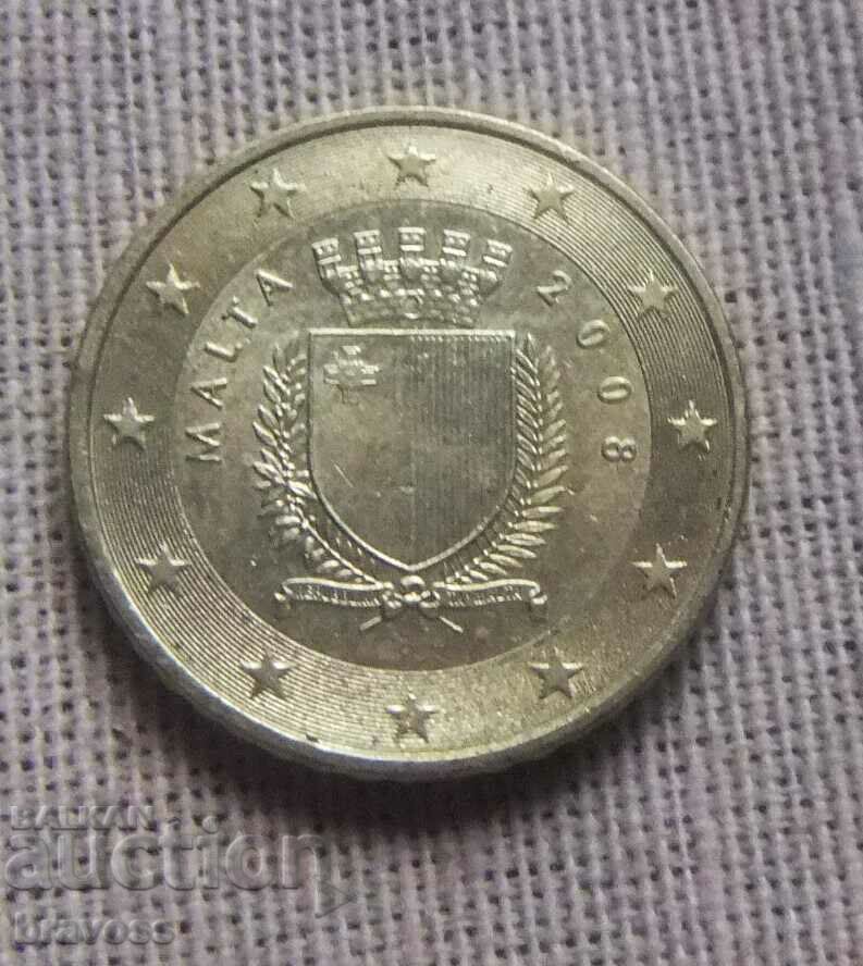 Malta - 50 EU cents - 2008