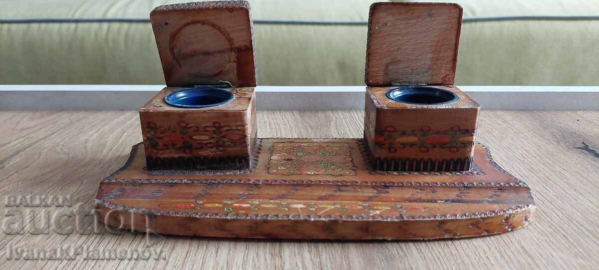 Inkwell wood with price € 16.00 | 31.29 BGN Inkwell wood with price € 16.00 | 31.29 BGN