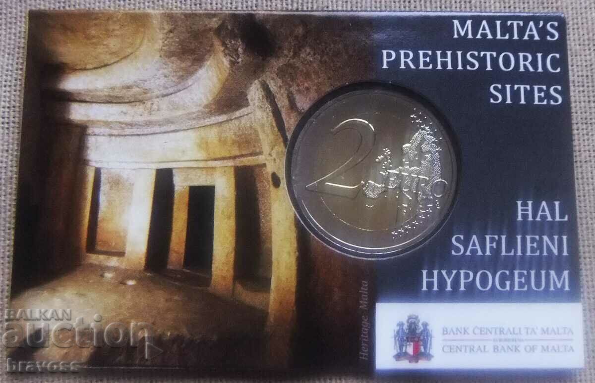 Malta - 2 euro - 2022 - coincard with price 27.99 BGN | € 14.31 Malta - 2 euro - 2022 - coincard with price 27.99 BGN | € 14.31