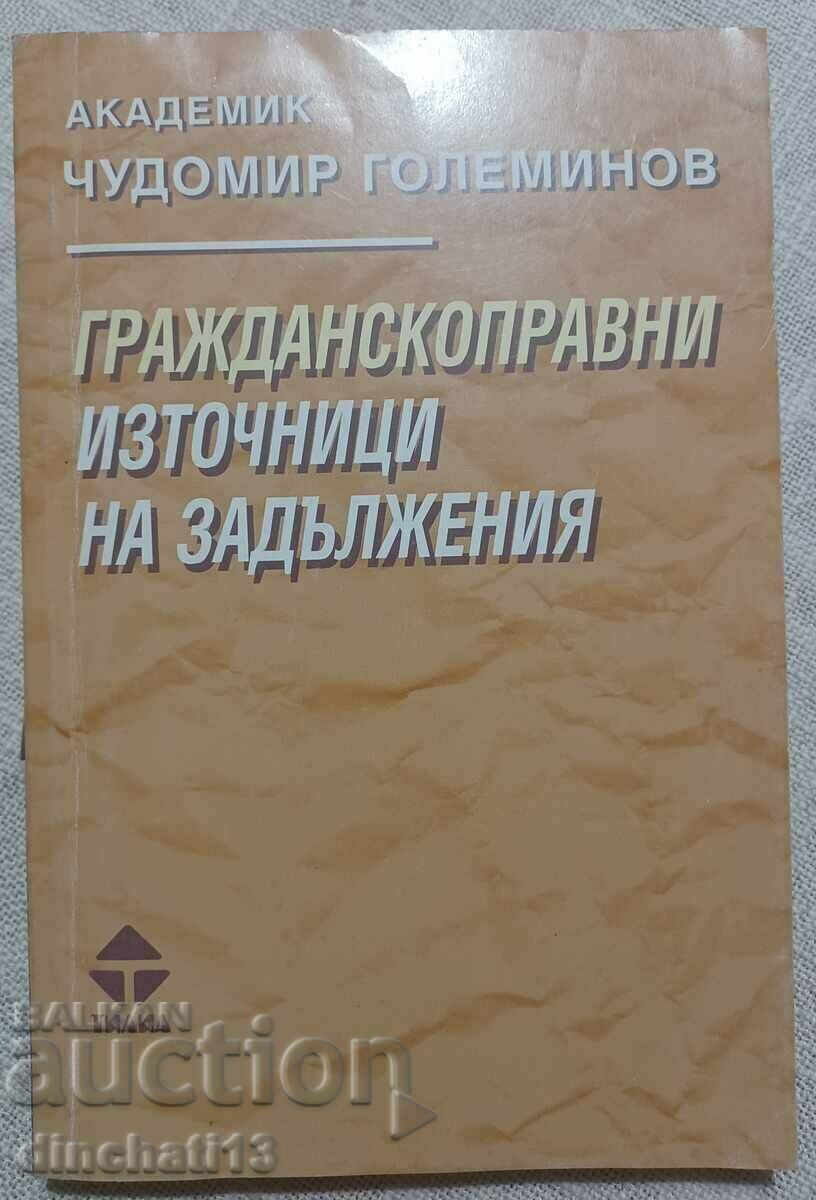 Гражданскоправни източници на задължения: Чудомир Големинов