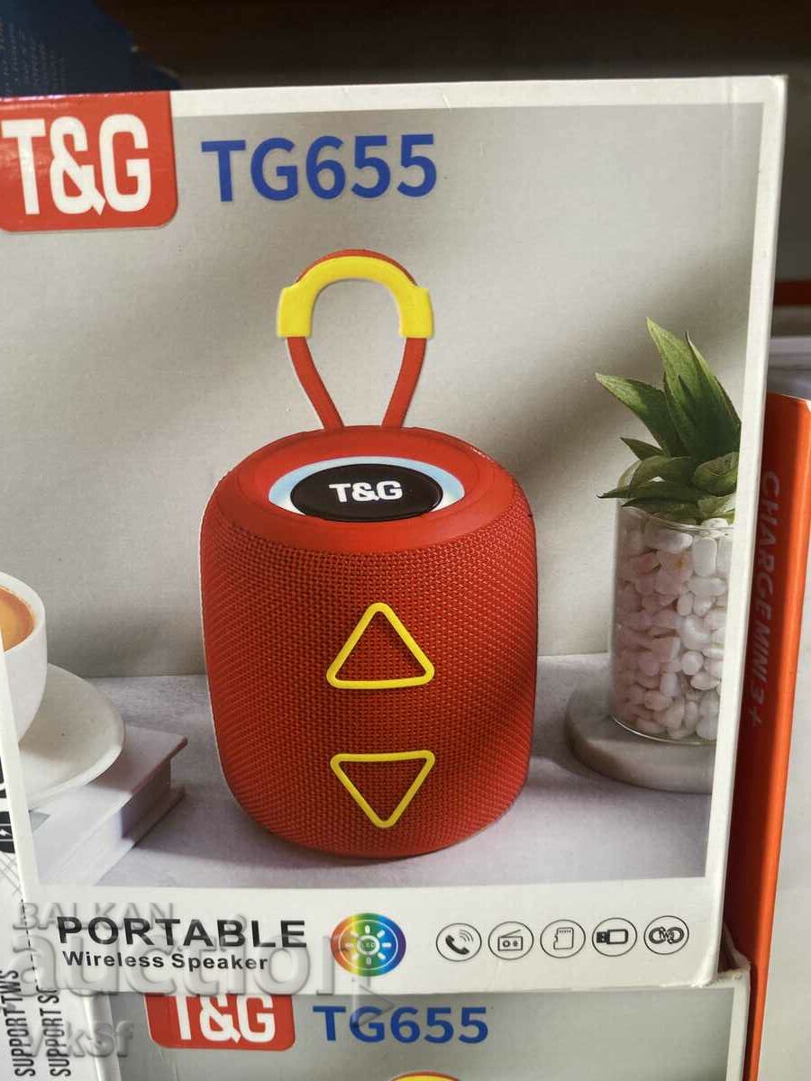 Active bluetooth speaker - radio TG 655 with price 33.50 BGN | € 17.13 Active bluetooth speaker - radio TG 655 with price 33.50 BGN | € 17.13