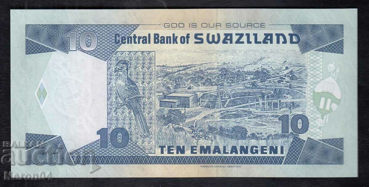 10 emalangeni 2006, Σουαζιλάνδη με τιμή 29.99 BGN | € 15.33