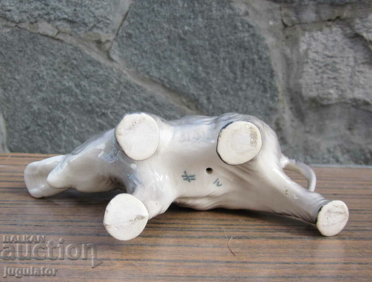 old marked porcelain figure elephant figurine - 5 old marked porcelain figure elephant figurine - 5
