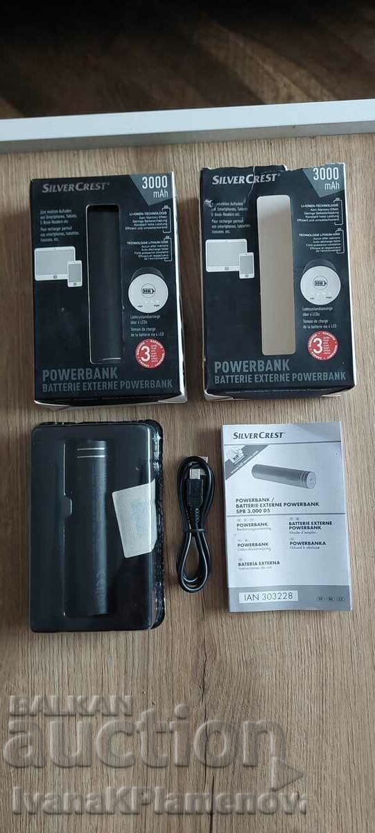 Portable batteries 2 pieces Portable batteries 2 pieces