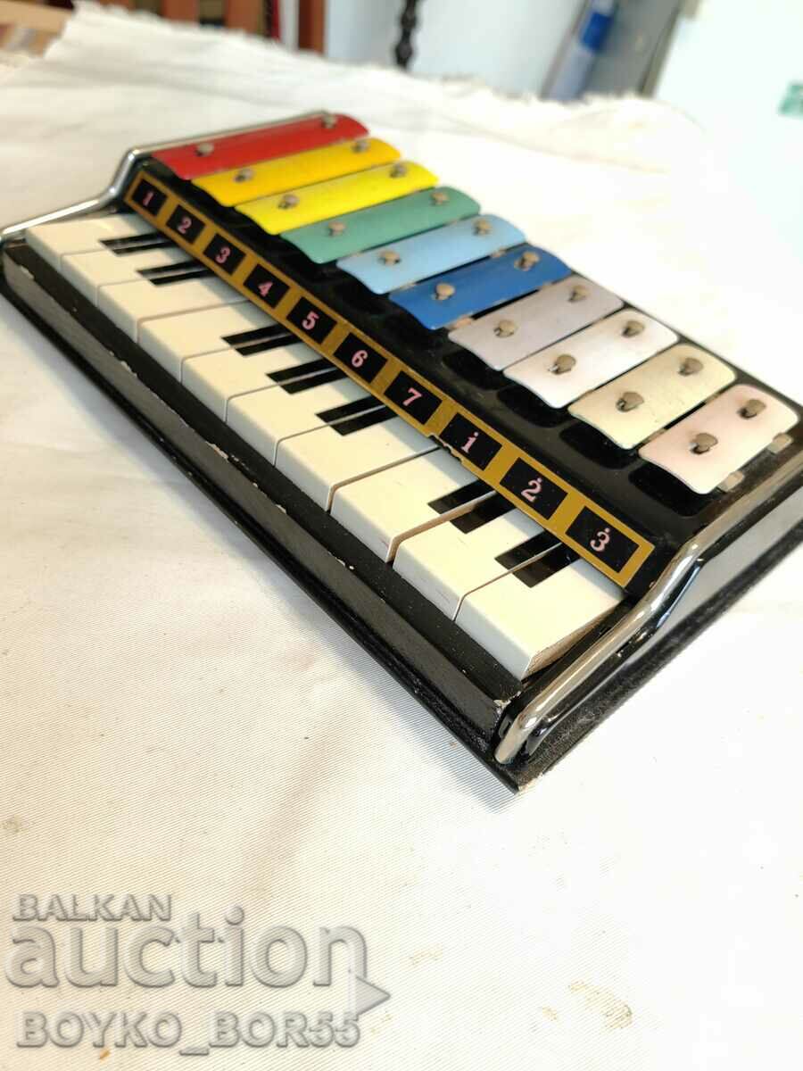 Rare Russian Social USSR Children's Musical Instrument Harpsichord 1970s