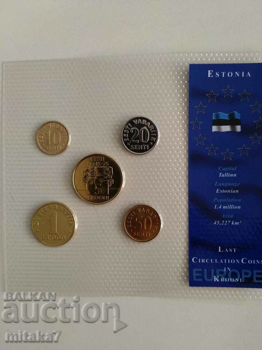 Set of coins, Estonia