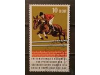 Germany/GDR 1974 Sports/Horses Stamp