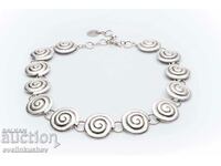 Silver plated necklace KN-0301001022