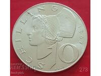 10 Shillings 1967 - Austria - Silver