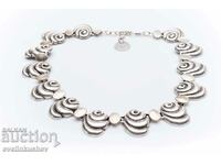 Silver plated necklace KN-0301001023