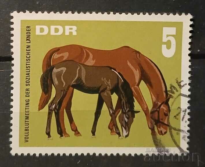 Germany/GDR 1967 Fauna/Horses Stamp