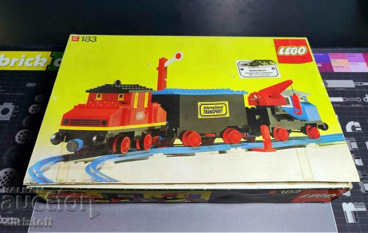 Tren Lego de colecție Set de tren LEGO 183 cu motor