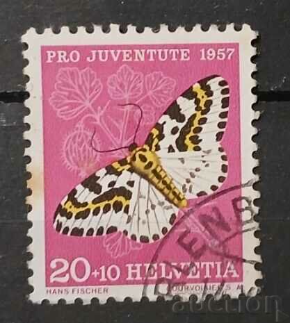 Switzerland 1957 Fauna/Butterflies Claimo