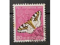 Switzerland 1957 Fauna/Butterflies Claimo