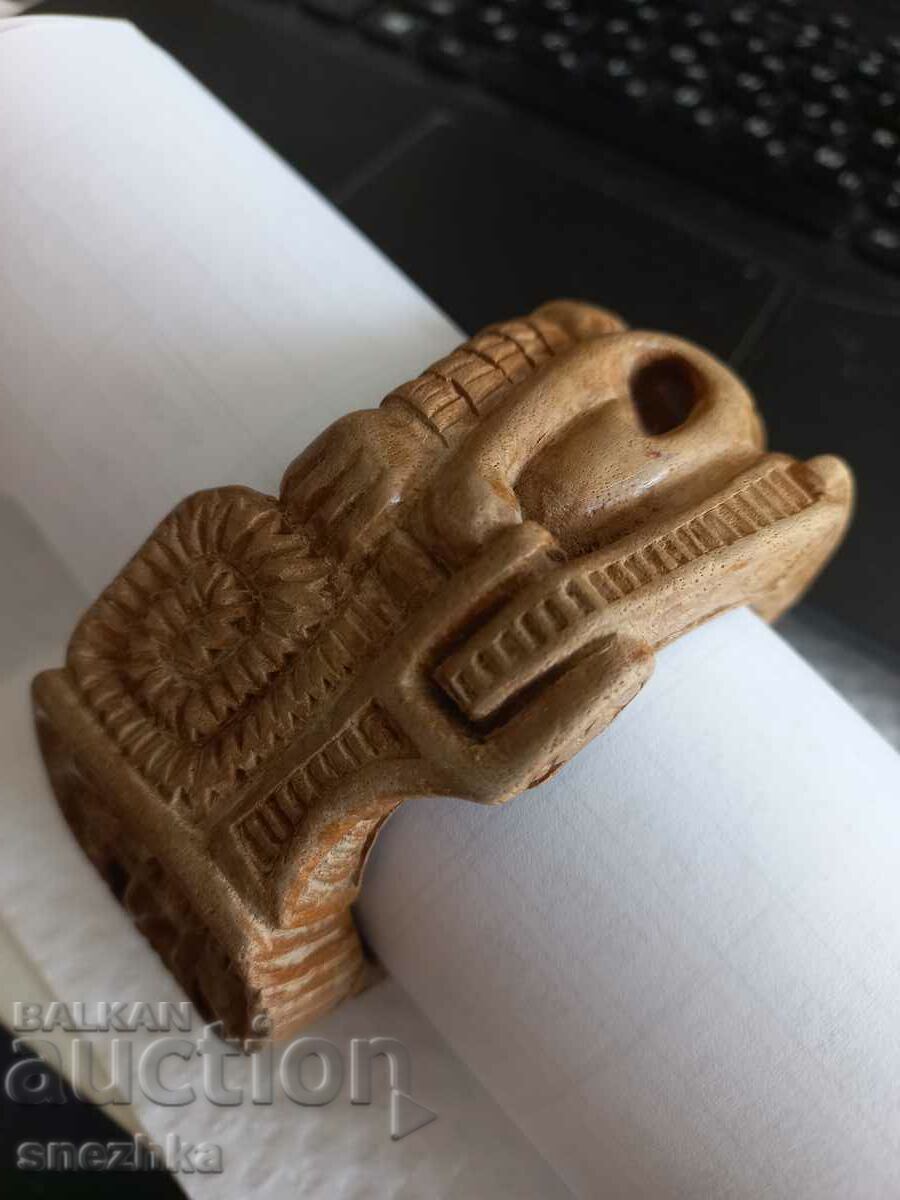 Auction  Jewellery, wooden bracelet, author's handmade work