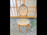 Beautiful chair with wood carving