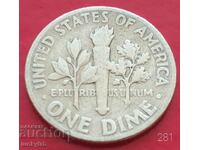 1 dime 1946 - SUA - Argint