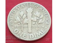 1 dime 1946 - USA - Silver