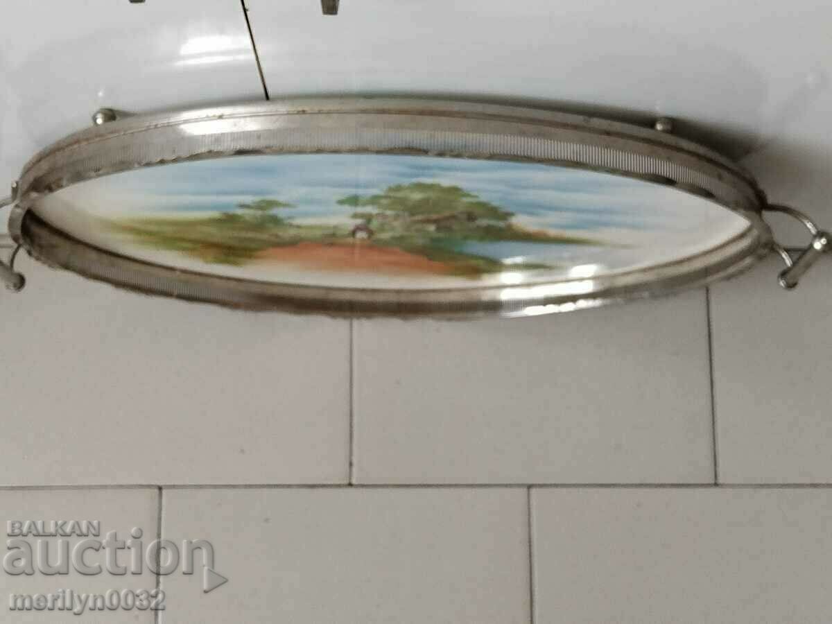 Old tray, porcelain, casserole early 20th century - 6 Old tray, porcelain, casserole early 20th century - 6