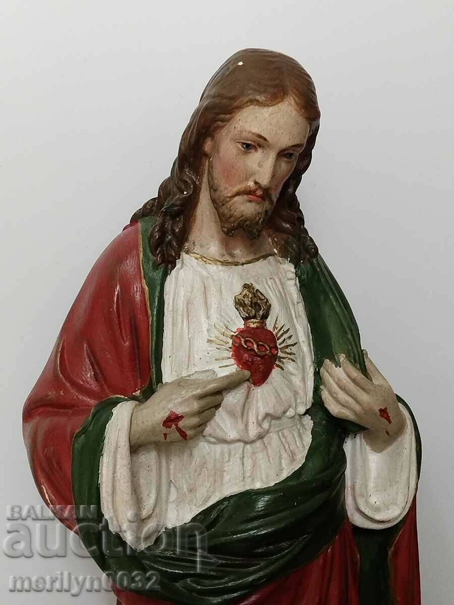 Figure of God's son Jesus Christ sculpture tinted plaster with price 149.00 BGN | € 76.18 Figure of God's son Jesus Christ sculpture tinted plaster with price 149.00 BGN | € 76.18