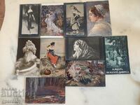 Old travel postcards (10 pcs.) - Kingdom of Bulgaria - Lot 45