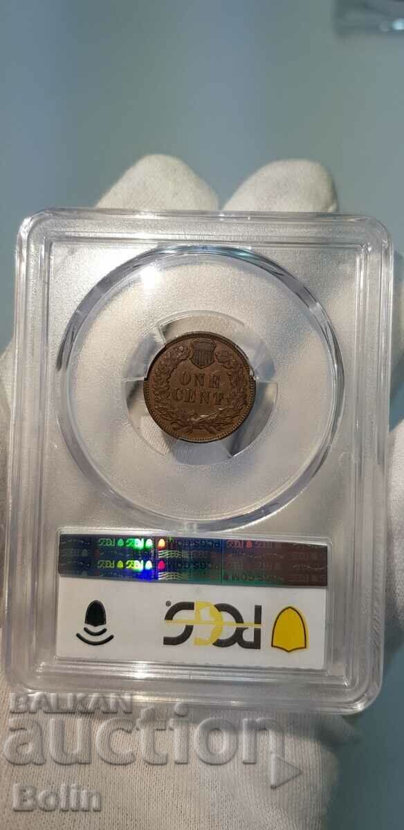 Auction Rare US 1 Cent 1907 XF 45 - Native American Auction Rare US 1 Cent 1907 XF 45 - Native American