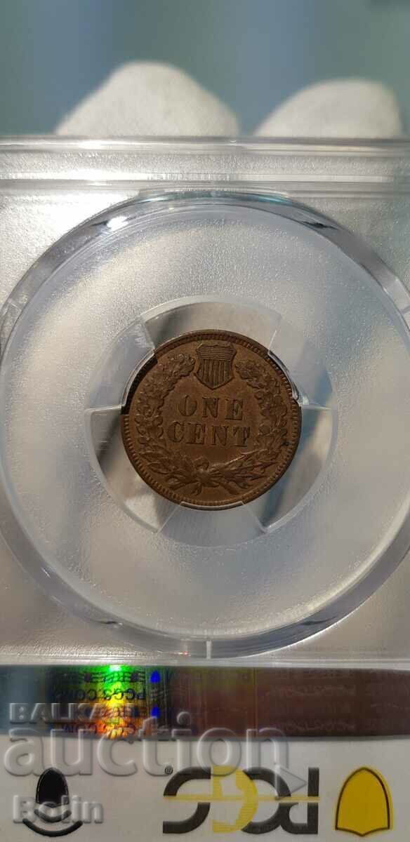 Rare US 1 Cent 1907 XF 45 - Native American - 5 Rare US 1 Cent 1907 XF 45 - Native American - 5