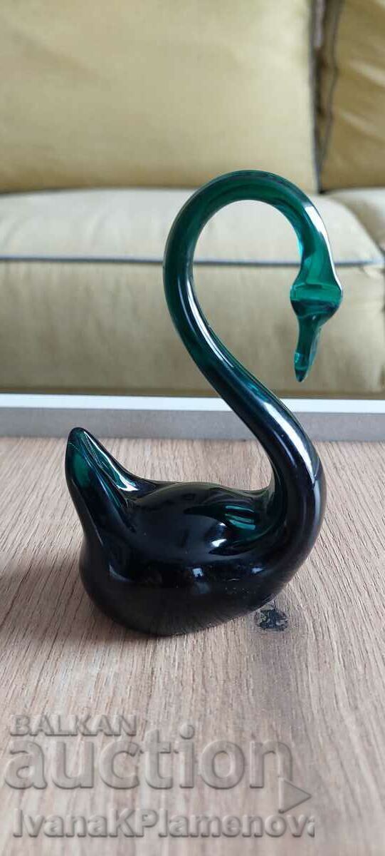 Murano glass swan figure for collectors Murano glass swan figure for collectors