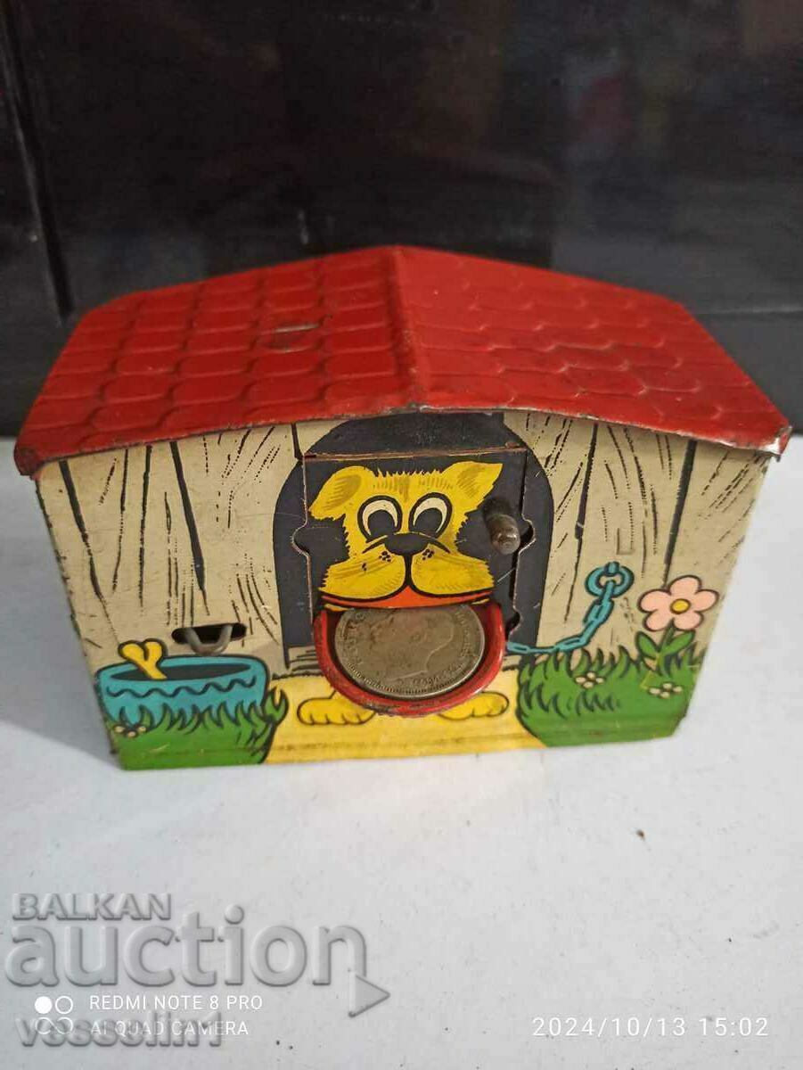 Old tin toy money box Budapest with price 15.00 BGN | € 7.67 Old tin toy money box Budapest with price 15.00 BGN | € 7.67