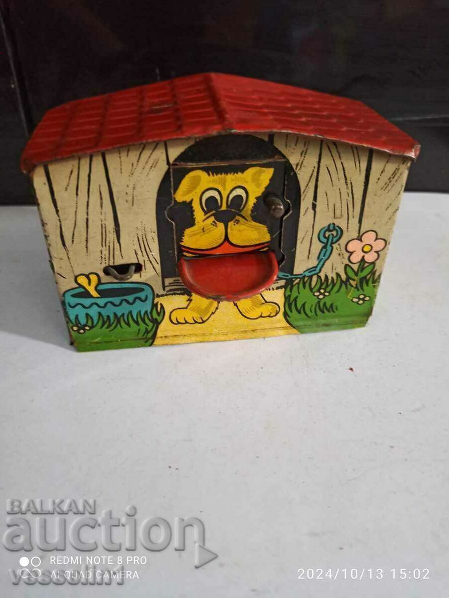 Old tin toy money box Budapest Old tin toy money box Budapest